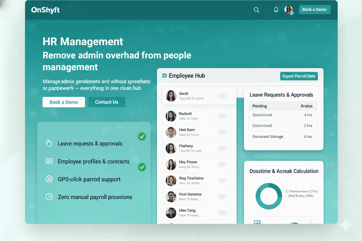 Remove admin overhead from people management